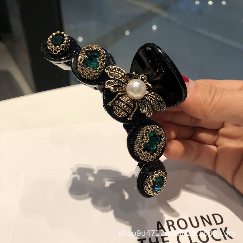 Kẹp Tóc Hình Con Ong Đính Ngọc Trai Thời Trang