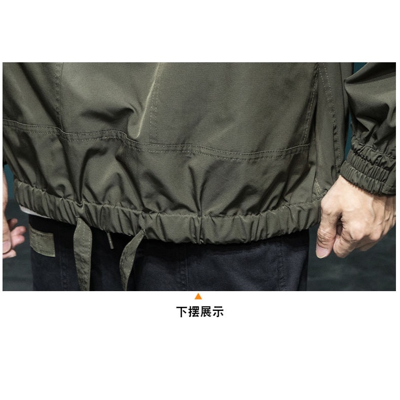 Áo Khoác Dáng Rộng Chống Thấm Nước Ấm Áp Theo Phong Cách Mùa Thu Dành Cho Nam