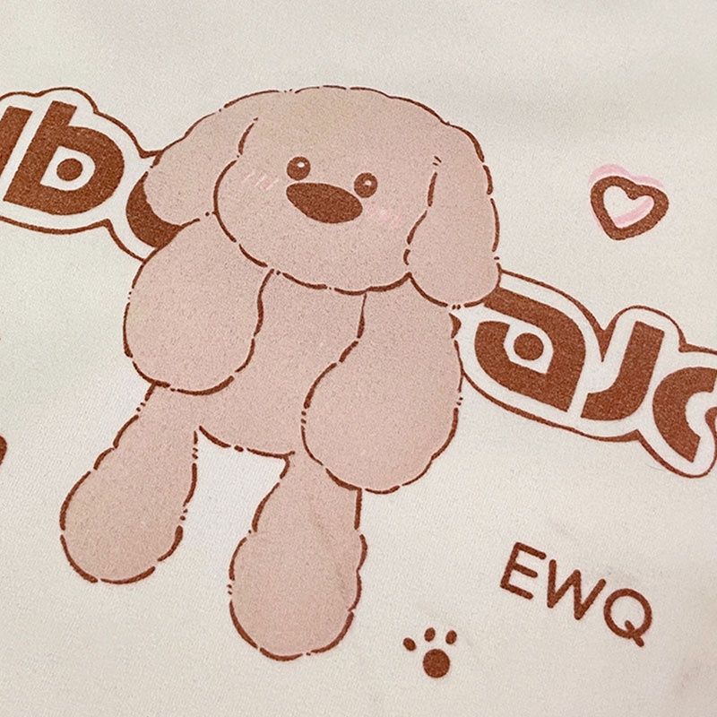 Homibear / / Áo Sweater Nhung Cổ Thấp Tay Dài Dáng Rộng Phong Cách Đức Cho Bé Trai Bé Gái