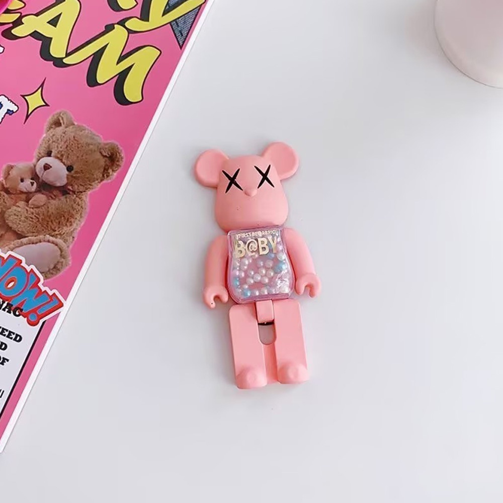 Thời Trang Giá Đỡ Điện Thoại Màu Kẹo Hình Gấu kaws Dễ Thương