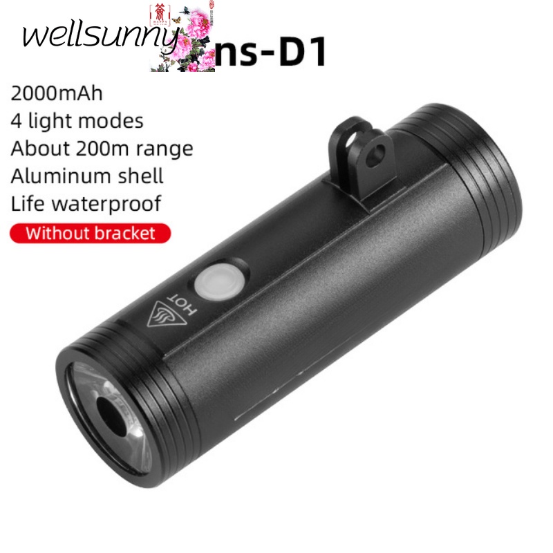 Đèn Pha led Đa Năng Sạc usb 4000mah Chất Lượng Cao Cho Xe Đạp