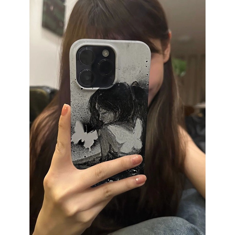 Mobile Ốp Điện Thoại Cứng Chống Sốc Hình Cô Gái Mỹ Cho iphone13promax / 12promax / 11promax 14 retro 11 12 premium 13 xs / x 78