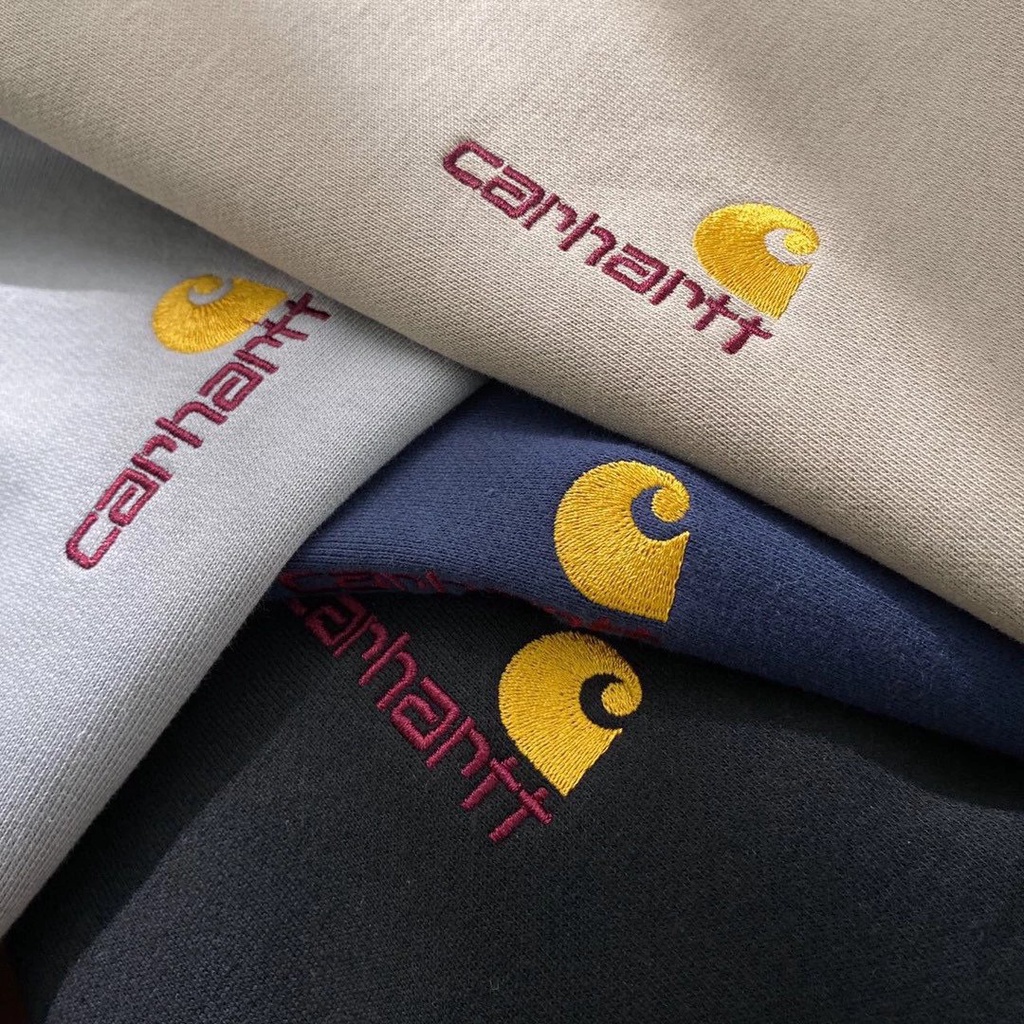 INUB Carhartt 2023 new sweater letter Logo embroidery design round neck sweater Carhartt sweater