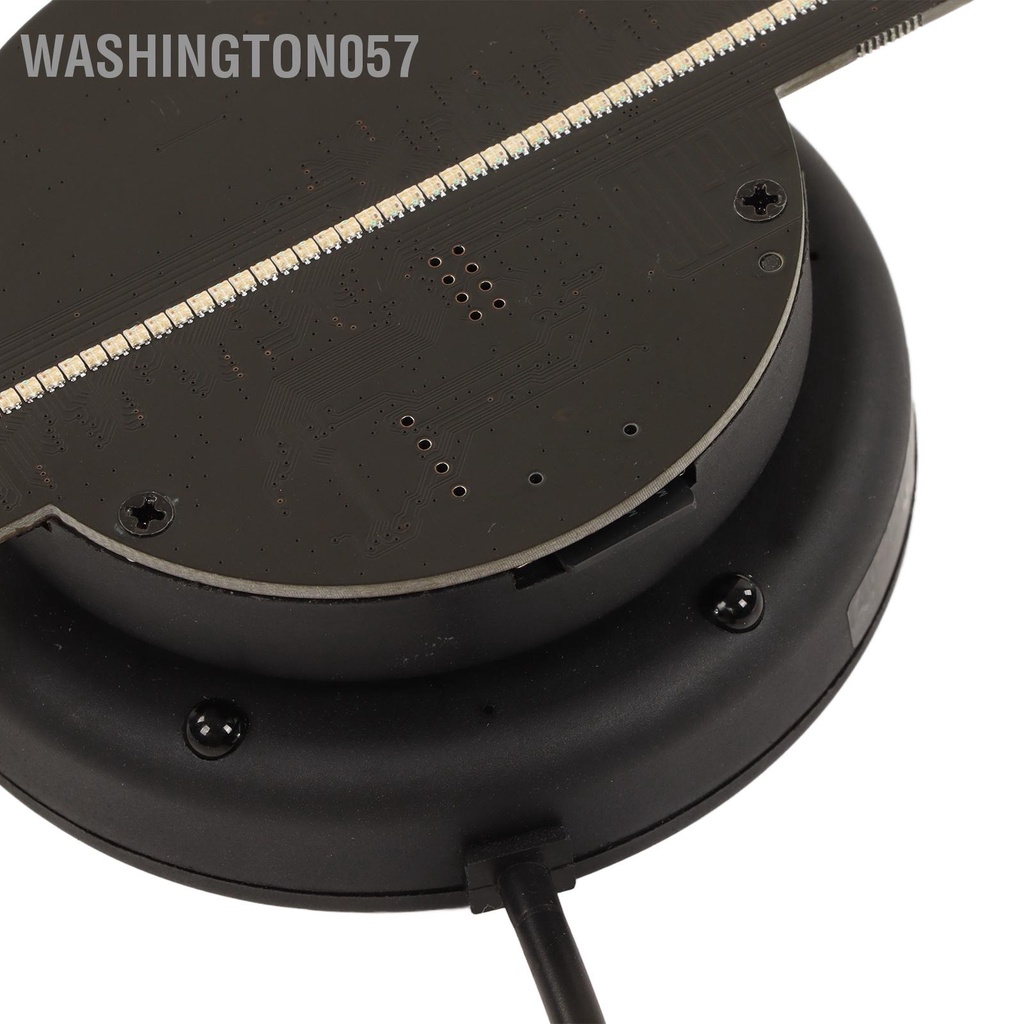 Washington057 Quạt hình ba chiều 3D 224LED 400x400mm Điều khiển từ xa WiFi Màn quảng cáo máy chiếu 100‑240V