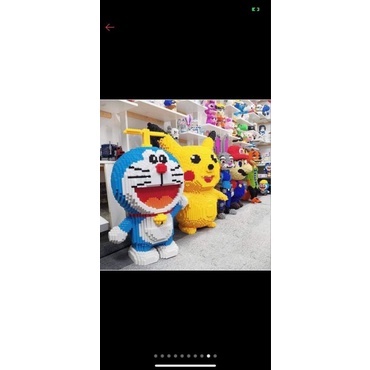 Siêu to 100cm Đồ Chơi Lắp Ráp Mô Hình Doraemon Doremon Thần Tài Cỡ Lớn 1m 100cm, 1m tặng ôtô