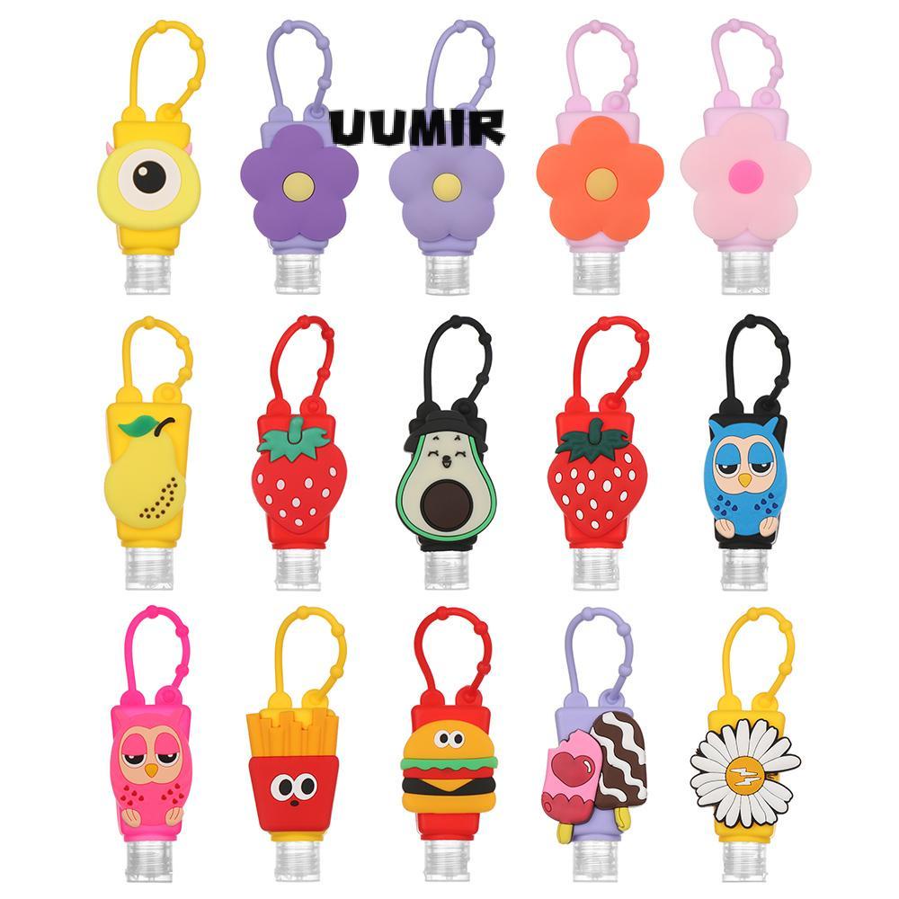 UUMIR 1 Chai Nhựa silicone Đựng Nước Rửa Tay Hình Hoa / Dâu Tây