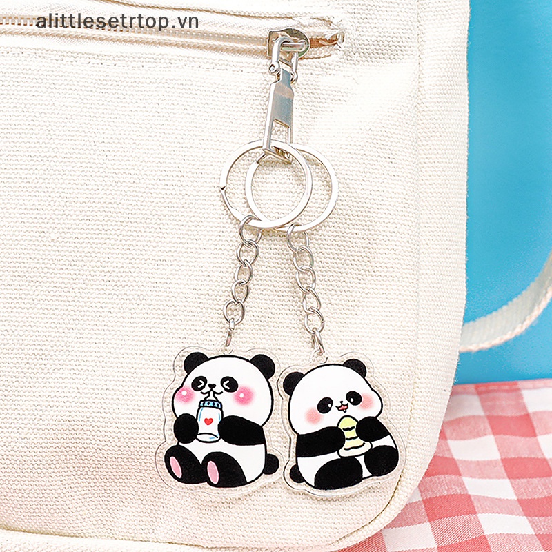 Móc Chìa Khóa Hình Gấu Trúc Hoạt Hình Dễ Thương diy