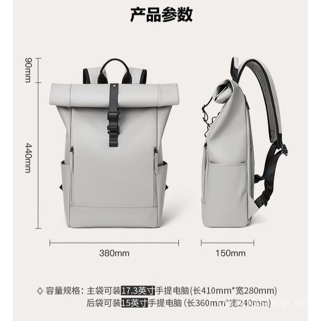 Ba Lô Đựng Máy Tính Sức Chứa Lớn gaston luga 53.3cm Cao Cấp Cho Nam scho