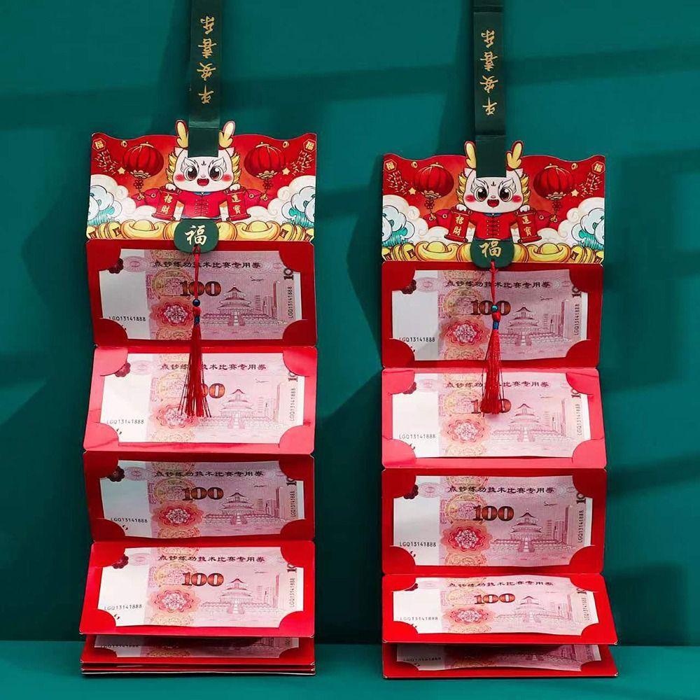 Btlimer 1 Bao Lì Xì Năm Mới Màu Đỏ Phong Cách Trung Hoa