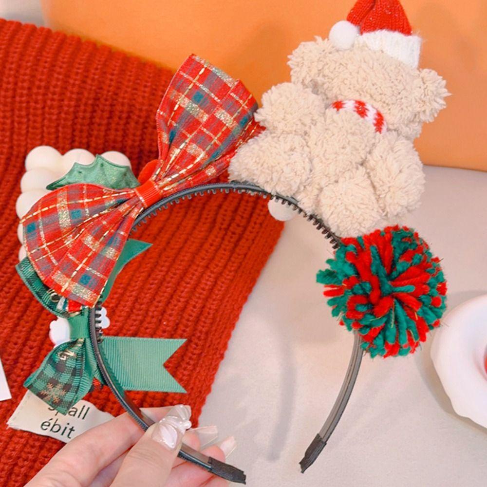 Martin1 Kẹp Tóc Hình Ông Già Noel Đáng Yêu Cho Nữ / Phụ Kiện Tóc Giáng Sinh