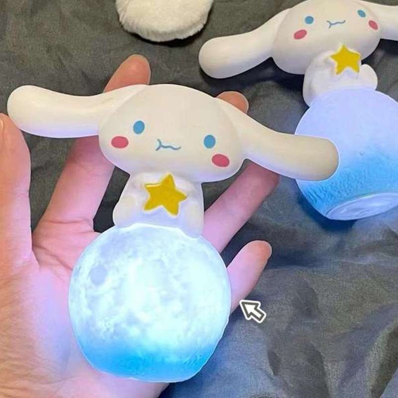 SANRIO Đèn Ngủ LED 3D Không Dây Để Bàn trang trí phòng Tiệc Sinh Nhật Hình Cinnamoroll Kuromi Melody Dễ Thương
