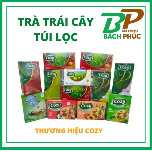 Trà Túi Lọc Cozy Có Đủ Các Mùi Hộp 25 Gói - Kho pha chế Đà Nẵng