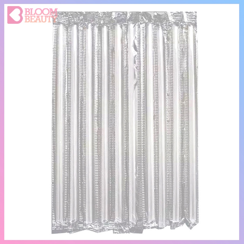 Set 500 Ống Hút Nhựa Mỏng Ngắn Trong Suốt Dùng Một Lần 500 Cái diy