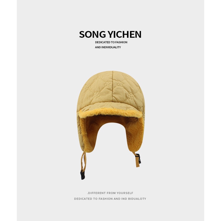 Mũ Trùm Đầu Giữ Ấm Chống Gió Chống Bay Thời Trang Mùa Đông Cho Nam Và Nữ