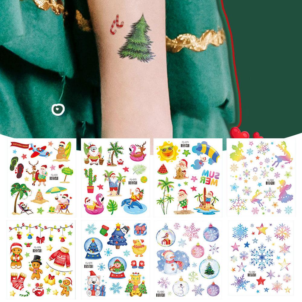 Sms Hình Xăm Dán Họa Tiết Hoạt Hình Lấp Lánh Chống Thấm Nước c9k5 Cho Bé