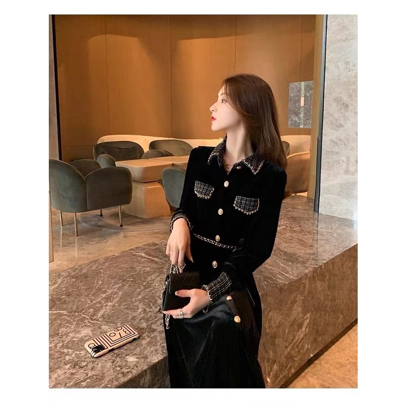 Đầm Nữ Tay Dài Kiểu Dáng Thời Trang Quyến Rũ