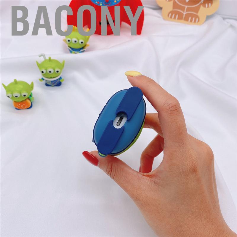 Bacony Cartoon Earbuds Case Silicone Cute 3 Eyed Monster Shape    Cover