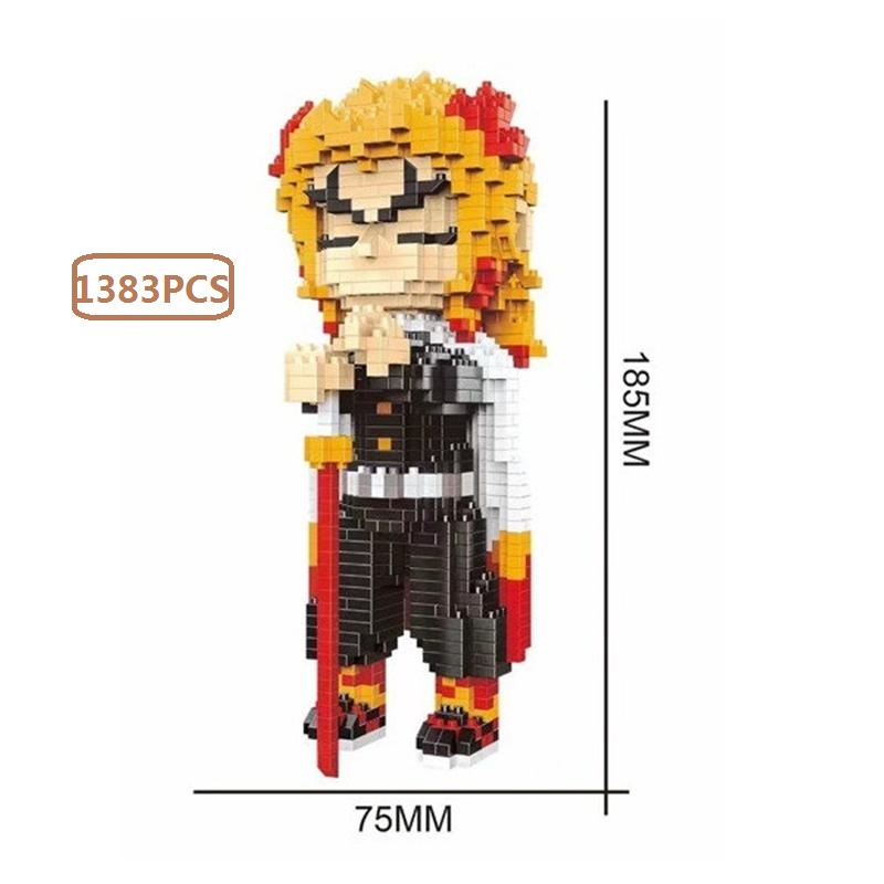 Hoạt Hình Bộ Đồ Chơi Mô Hình Nhân Vật demon slayer diy