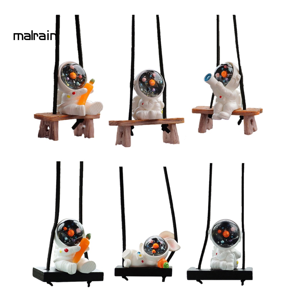 Mặt Dây Chuyền Hình Phi Hành Gia Phi Hành Gia Dễ Thương Treo Gương Chiếu Hậu Trang Trí Xe Hơi