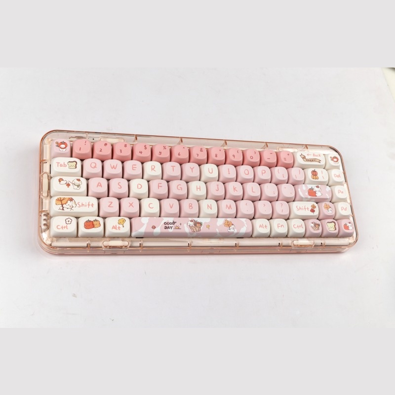 Autumn Puppy Mechanical Keyboard Keycap Bàn Phím Cơ 140 Phím Hình Cún Dễ Thương Dùng Để Chơi Game