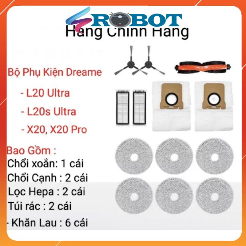 CHÍNH HÃNG Bộ phụ kiện Dreame L20 Ultra, L20S Ultra, X20, X20 Pro
