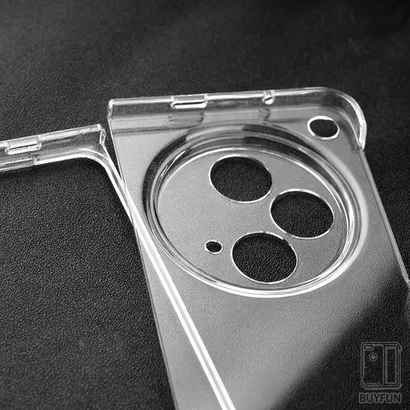 Transparent Phone Case Luxury Fashion Simple Solid Case for OPPO Find N3 5G 7.82" Shockproof Clear shell