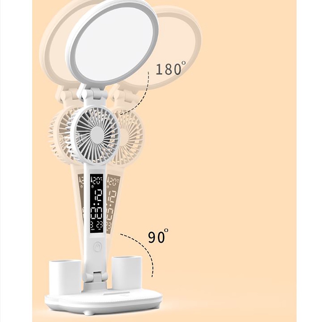 Đèn Đọc Sách Để Bàn, đèn ngủ Kèm Giá Đỡ Bút Đa Năng Tiện Dụng, có thể sạc lại, Pin 3200 mAh
