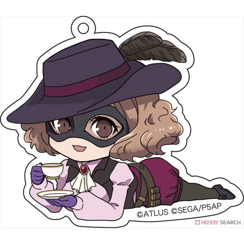 Thiết bị ngoại vi hoạt hình Persona 5 Mặt dây chuyền acrylic Mặt dây chuyền túi đi học