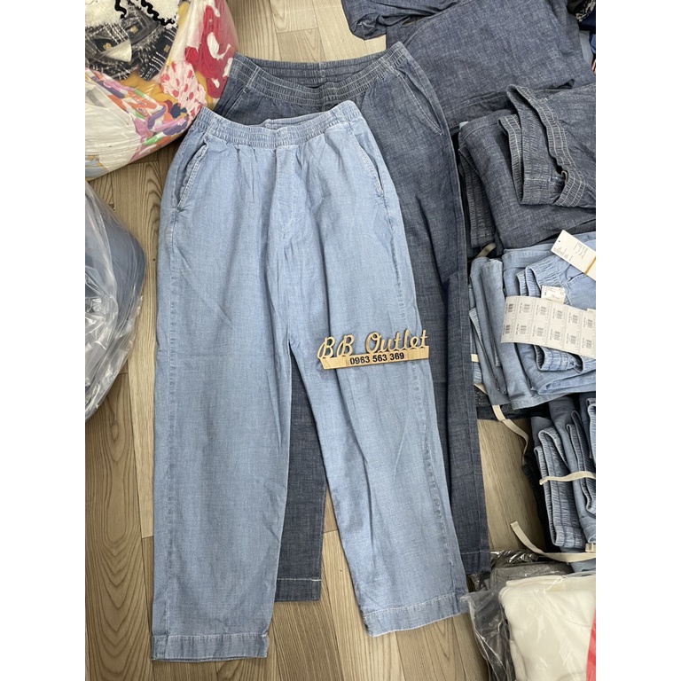 Quần bò giấy baggy Uniql0 - có bigsize tới 120kg