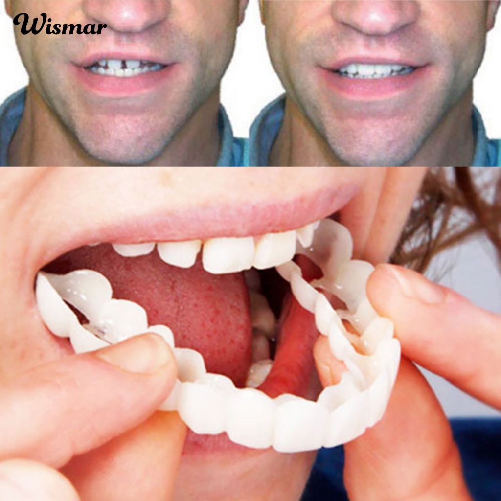 Nắp Đậy Răng Giả Bằng silicone Kèm Ngăn Đựng Mỹ Phẩm wismar