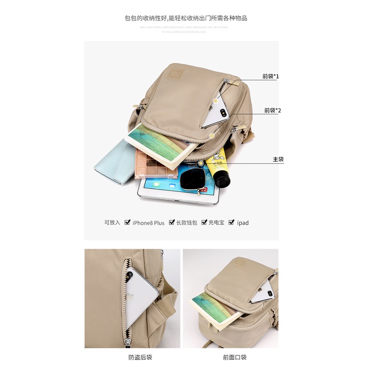 Mới Ba Lô Du Lịch mini Chống Thấm Nước Phong Cách Thời Trang Dành Cho Nữ