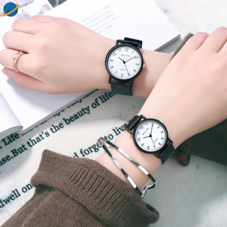 Đồng hồ thời trang nam nữ Mstianq  mặt số, dây cao su cực bền ZOE