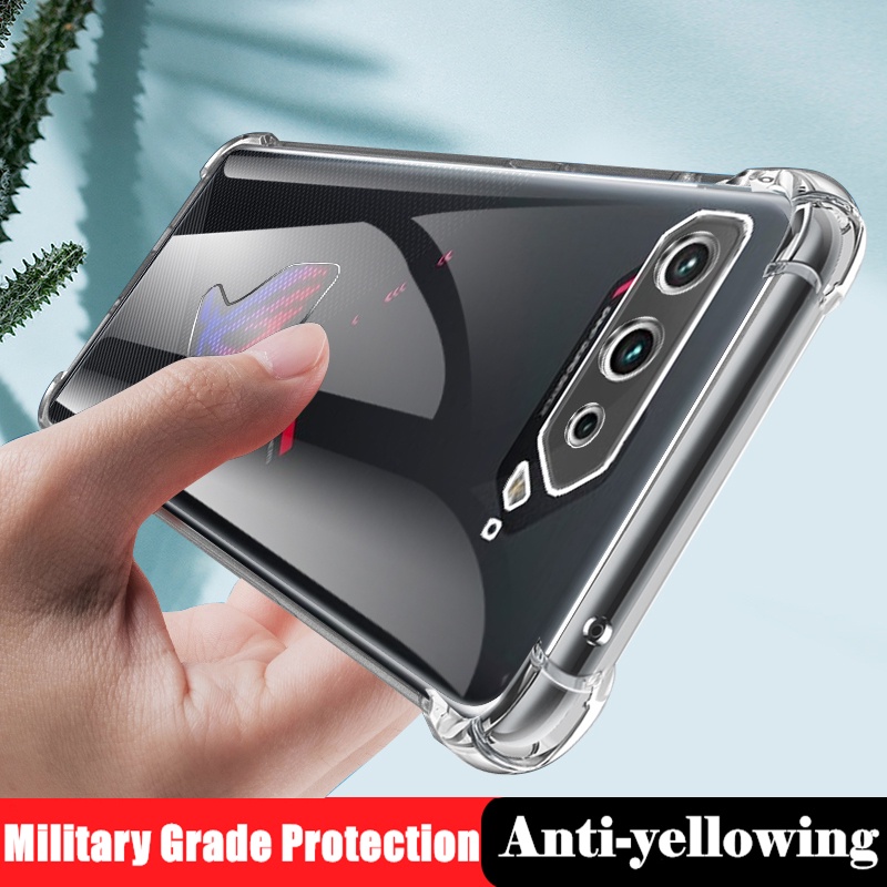 Dành Cho Asus ROG Điện Thoại 5 5pro Ultimate ZS673KS 1B048IN I005DA I005DB Ốp Lưng Silicon Lỏng Tron