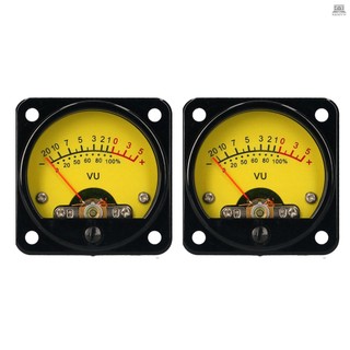 Bộ 2 đồng hồ đo mức độ âm thanh ánh sáng vàng vu vn11099