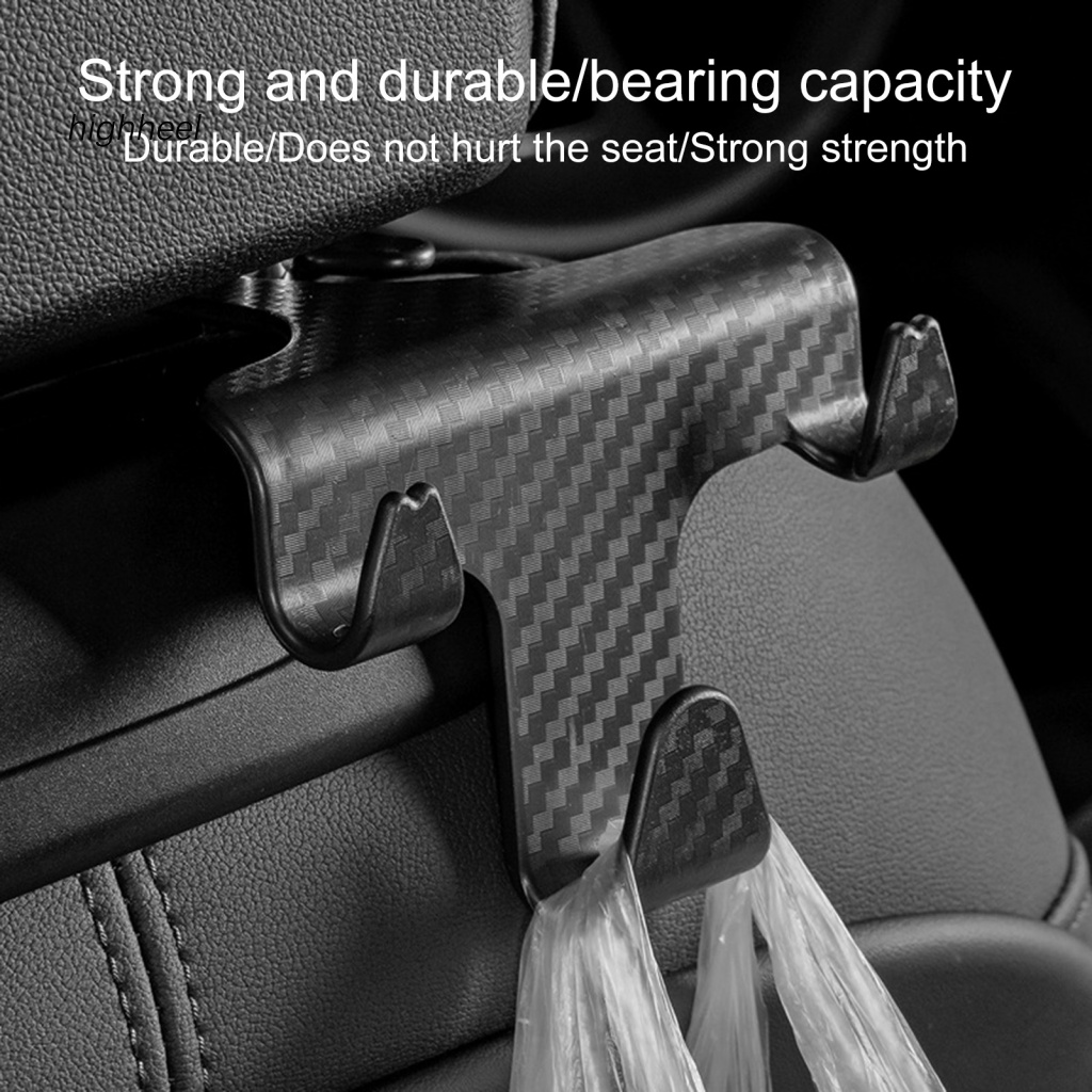 Móc Treo Đồ Rảnh Tay Bằng Sợi carbon Sành Điệu Tiện Lợi Cho Ghế Sau Xe Hơi