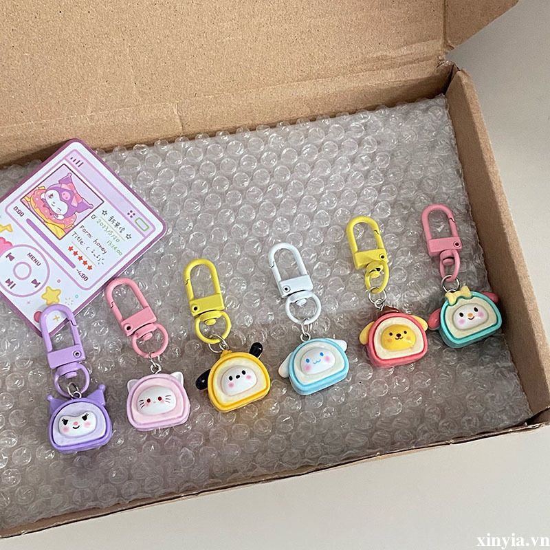 🌺🌺SANRIO Móc Khóa Hình Búp Bê Hoạt Hình kuromi melody cinnamoroll pochacco Dễ Thương Mới