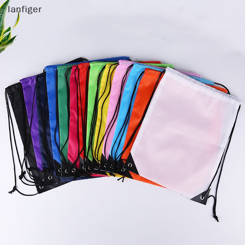 Lanf Ba Lô Dây Rút Thể Thao Chống Thấm Nước Có Thể Gấp Gọn Cho Nam Nữ