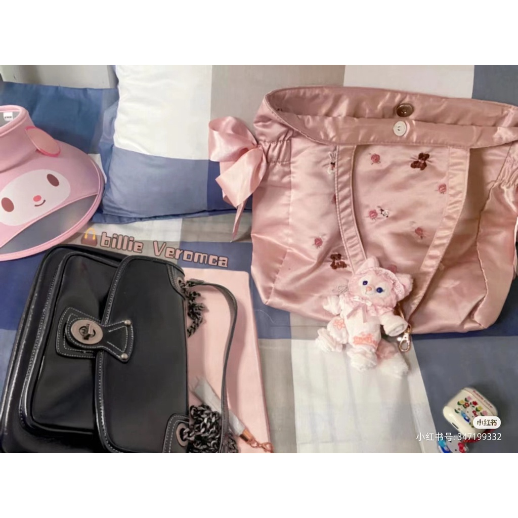 Túi tote Đeo Vai Cỡ Lớn Thêu Họa Tiết Thỏ Dễ Thương