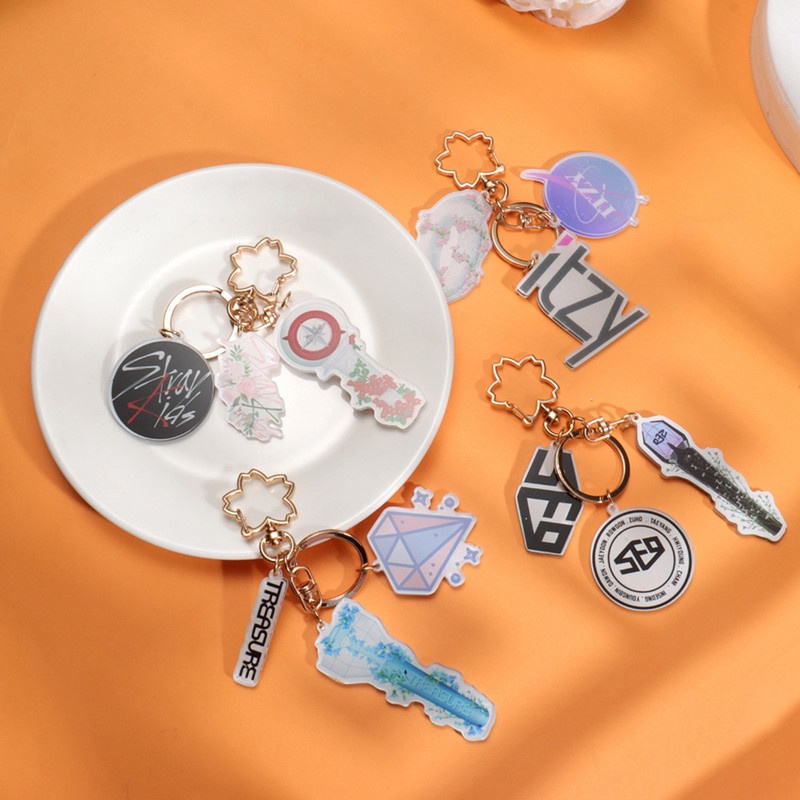 Kuhong Móc Khóa acrylic Hình Nhóm Nhạc seventeen itzy