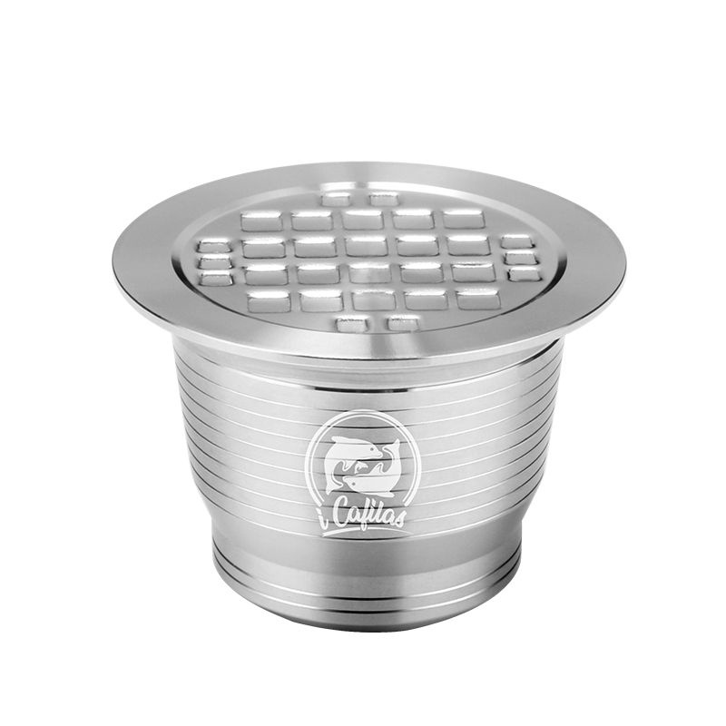 Icafilas Tương thích với Nestle Nestle Viên nén cà phê bằng thép không gỉ vỏ Viên nén cà phê rót tuầ