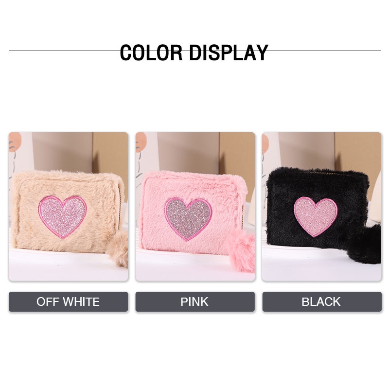 MOUSSON  Ví nữ thời trang sang trọng tình yêu Hộp đựng thẻ lưu trữ màu trơn