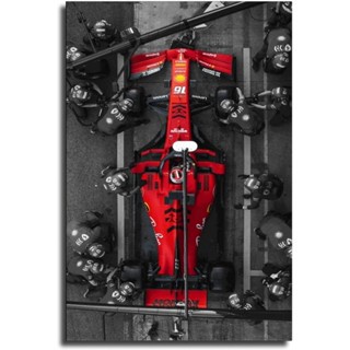 Raceway Sf1000 Charles Leclerc F1 Canvas Nghệ Thuật Poster Và Nghệ Thuật Treo Tường In Hình Hiện Đại