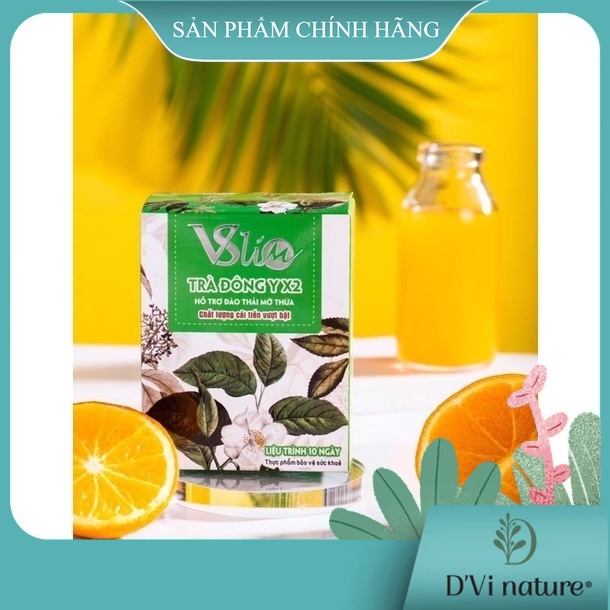 Combo 3 Hộp Trà Giảm Cân Đông Y X2 Vslim