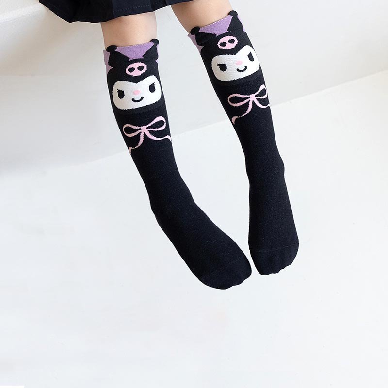 Sanrioes Vớ Dài Đến Đầu Gối Phong Cách lolita anime kuromi Cho Bé Gái