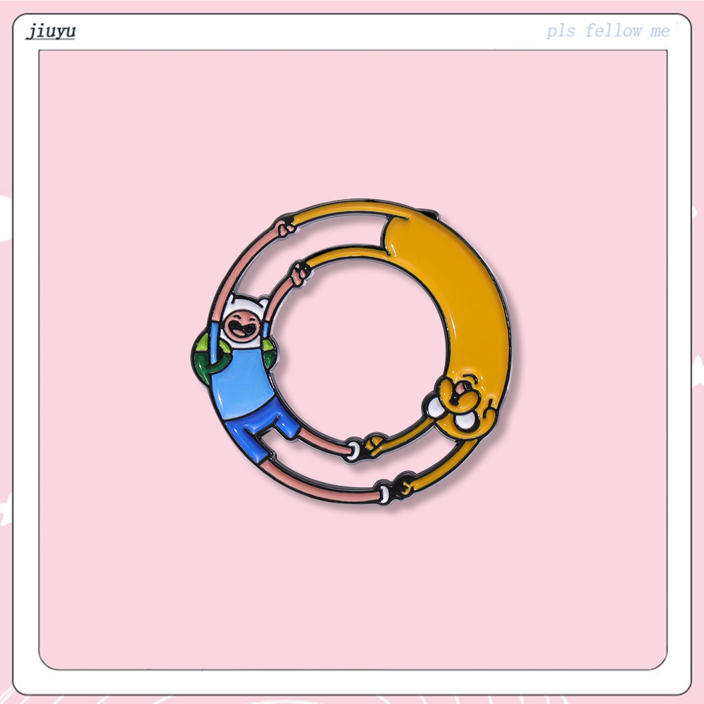 Huy Hiệu Hoạt Hình adventure time Dễ Thương Trang Trí Ba Lô / Nón / Balo / Quà Tặng Cho Bạn Bè Trẻ Em