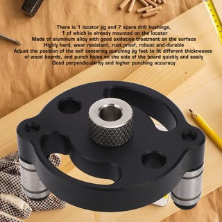 Punkyrabbit tự định tâm chốt jig vị trí một lỗ chế biến gỗ doweling bấm máy khoan