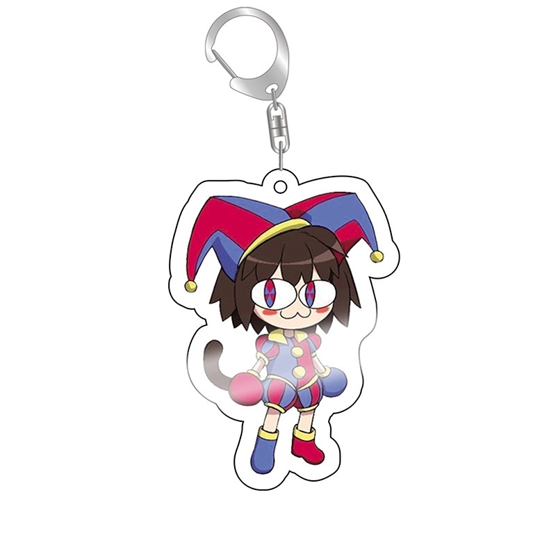 Móc Khóa Hoạt Hình the amazing Rạp Xiếc pamini caine Kỹ Thuật Số 1