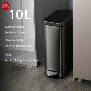 Thùng Rác 10l Bằng Inox Thiết Kế Mới Tiện Lợi Dễ Sử Dụng