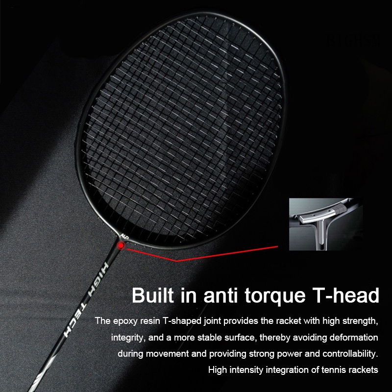 1 Vợt Cầu Lông Đơn Khung Đơn Bằng carbon Siêu Nhẹ 4u skk