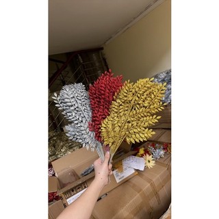 Cành lá me, lá tre, lá dương sỉ phụ kiện trang trí tết